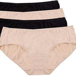Hesta | Organic Cotton Basic Women's Panties Underwear 4 Pack - XL